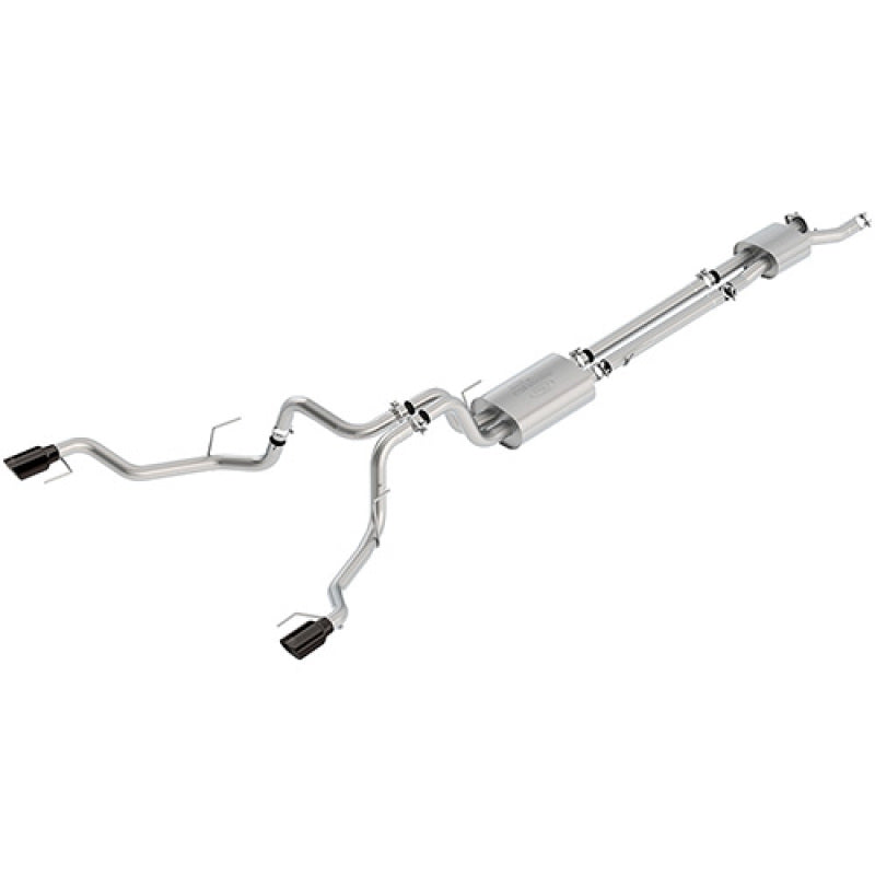 Ford Racing 2017 Ford Raptor 3.5L Touring Cat-Back Exhaust System w/ Black Tips (No Drop Ship) Ford Racing