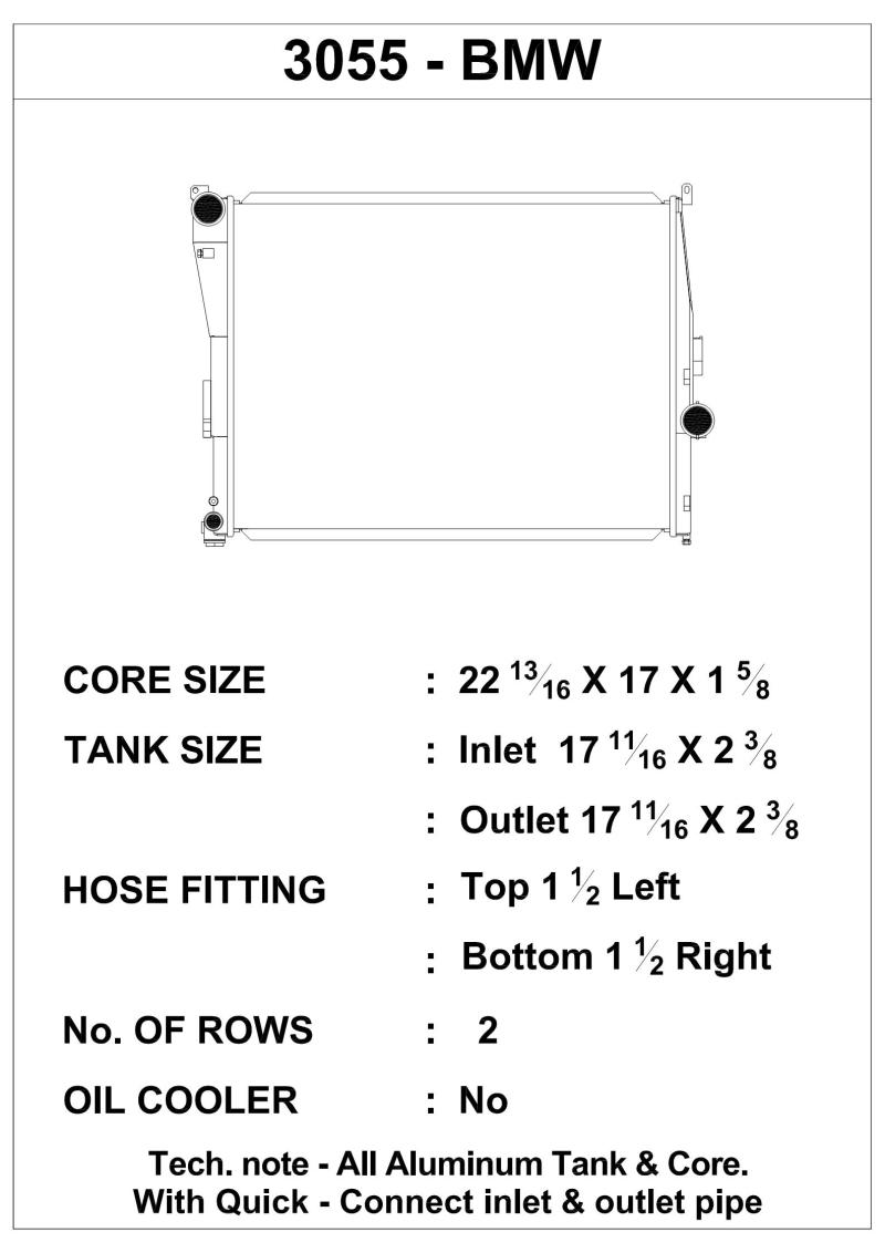 CSF Radiator BMW - eliteracefab.com
