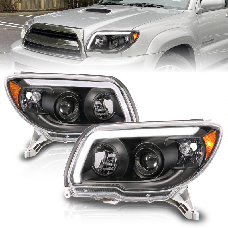 ANZO TOYOTA 4 RUNNER 06-09 PROJECTOR HEADLIGHTS PLANK STYLE BLACK - 111616