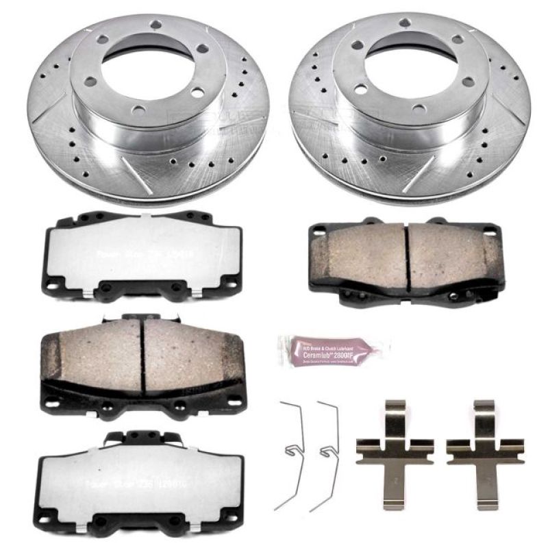 Power Stop 95-02 Toyota 4Runner Front Z36 Truck & Tow Brake Kit - eliteracefab.com