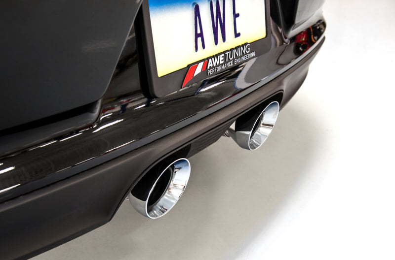 AWE Tuning Porsche 911 (991.2) Carrera / S SwitchPath Exhaust for PSE Cars - Chrome Silver Tips AWE Tuning