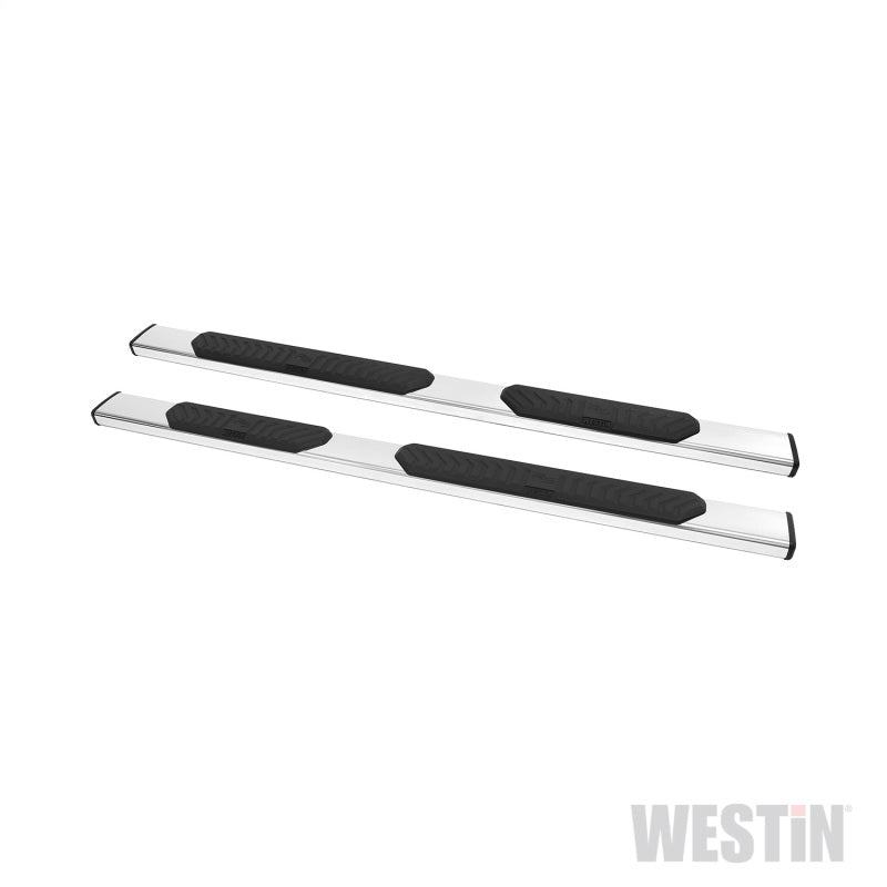Westin 2007-2018 Chevy Silverado 1500/2500/3500 Ext/Dbl Cab R5 Nerf Step Bars - SS - eliteracefab.com