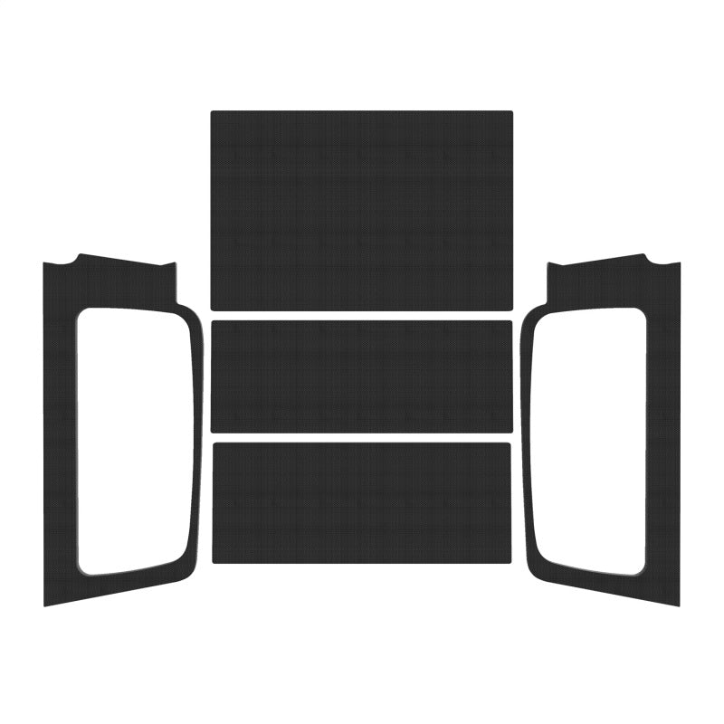 DEI 04-06 Jeep Wrangler LJ Unliminted Headliner Complete Kit - Black DEI