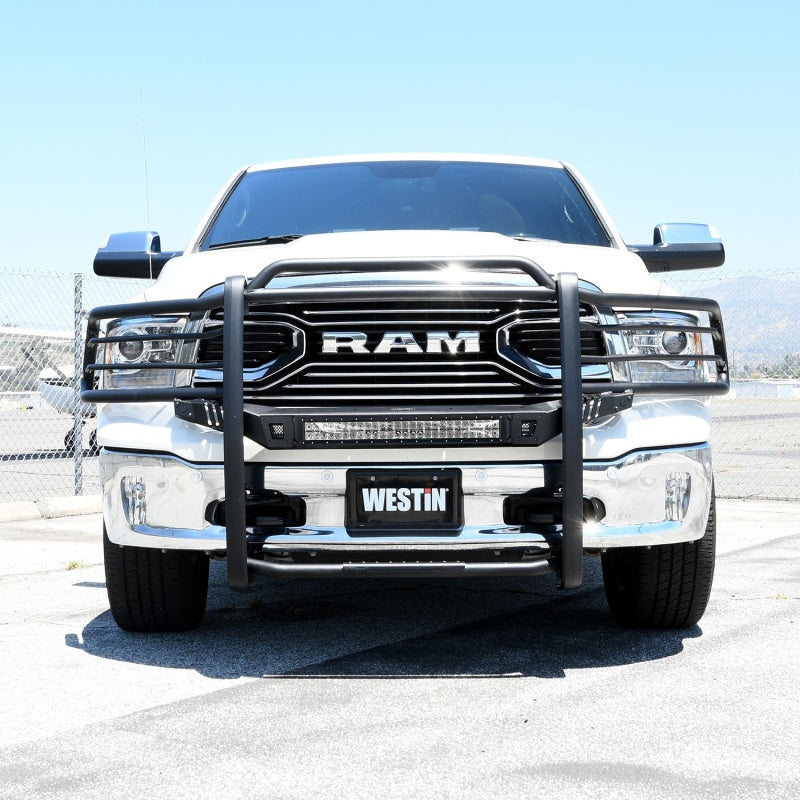 Westin 19-21 Ram 1500 Classic (Excl Rebel) Sportsman X Grille Guard - Textured Black Westin