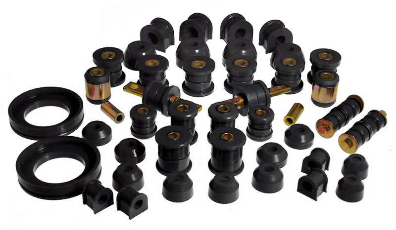 Prothane Total Vehicle Suspension Bushing Kit for 1994–1997 Honda Accord w/o Rear Upper C-Arm Bushings, Black – 8-2007-BL