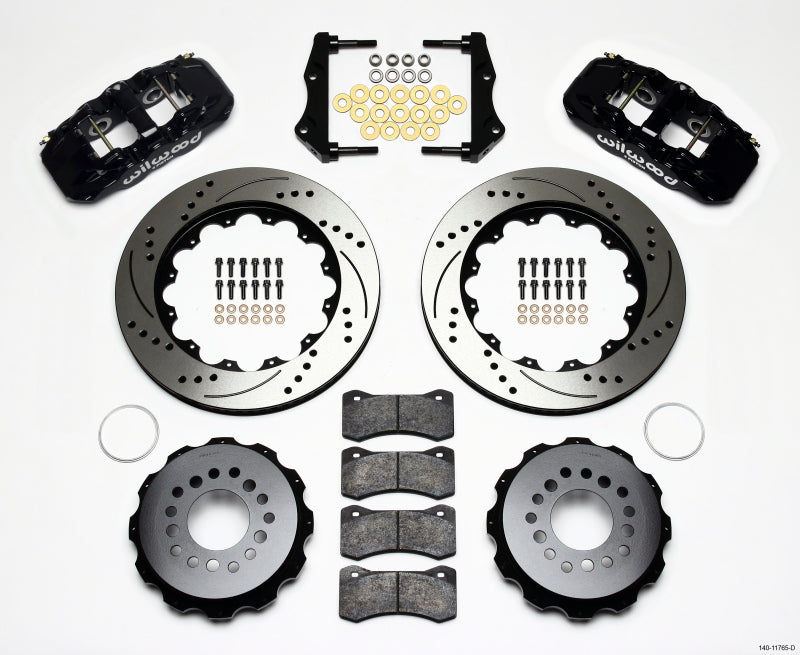 Wilwood AERO4 Rear Kit 14.25in Drilled 2006-10 Magnum/Challngr/Chrgr/300C Wilwood