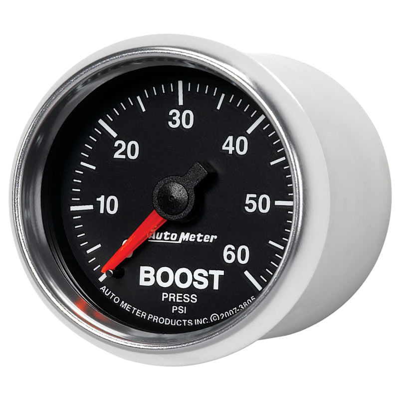 Autometer GS 52mm 0-60 psi Mechanical Boost Gauge 3805