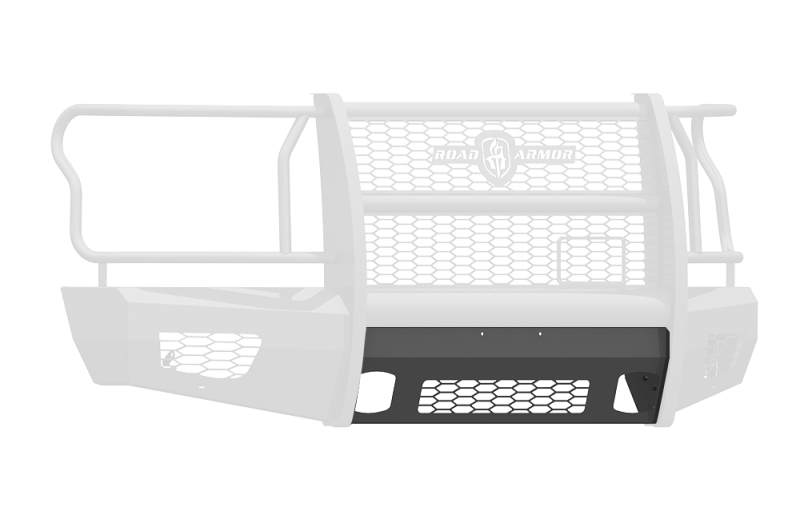 Road Armor 15-17 Ford F-150 Vaquero Front Non-Winch Plate - Tex Blk Road Armor
