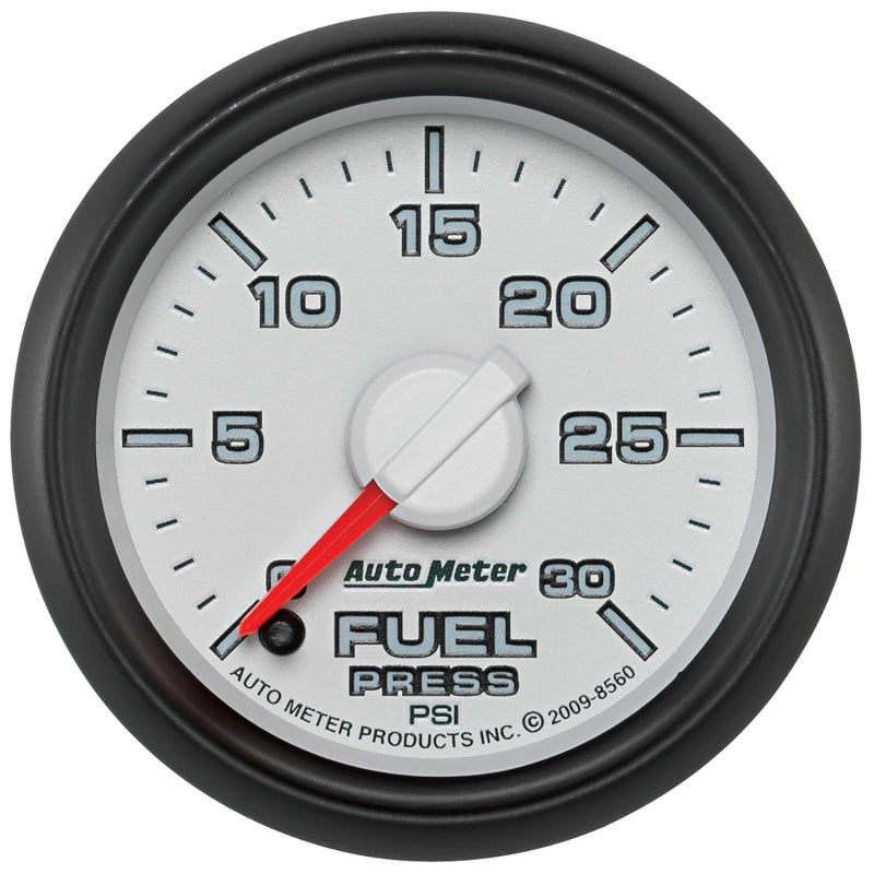 Autometer Factory Match 52.4mm Full Sweep Electronic 0-30 PSI Fuel Pressure Gauge 8560