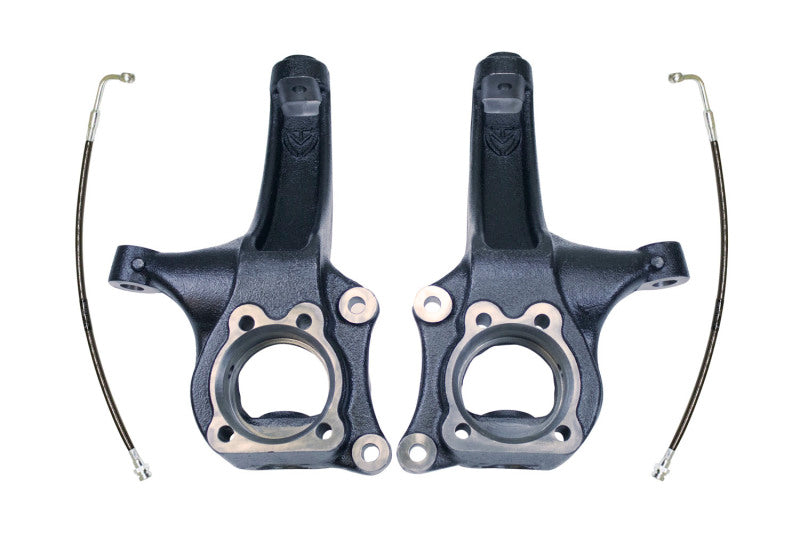 MaxTrac 15-16 Chevrolet Colorado 2WD 4in Front Lift Spindles w/Extended DOT Compliant Brake Lines - eliteracefab.com