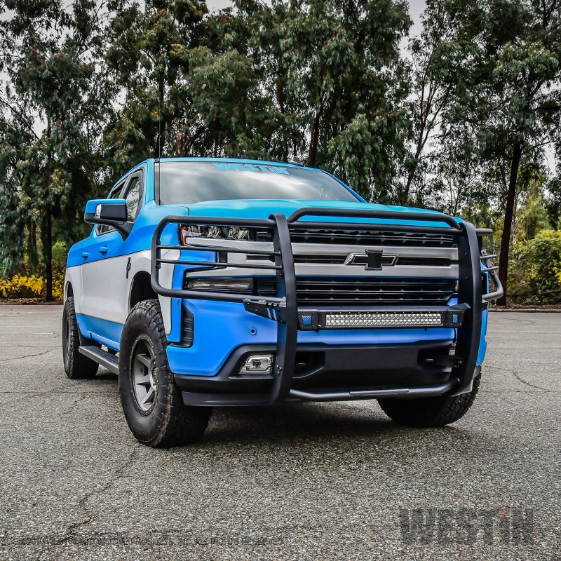 Westin 19-21 Chevy 1500 Sportsman X Grille Guard - Textured Black (Excl. 2019 Silverado LD) Westin