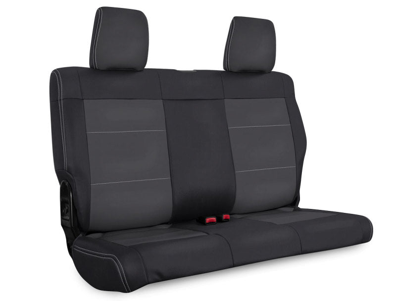 PRP 11-12 Jeep Wrangler JKU Rear Seat Cover/4 door - Black/Grey B021-03