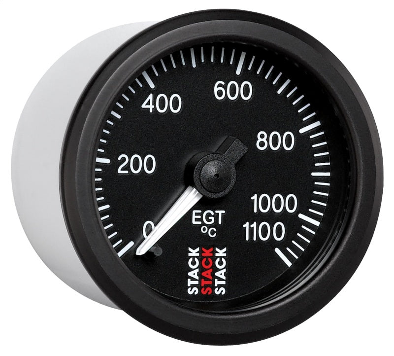 Autometer Stack 52mm 0-1100 Deg C Pro Stepper Motor Exhaust Gas Temp Gauge - Black ST3313