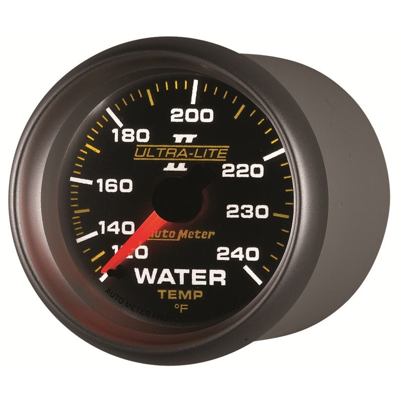 Autometer Ultra-Lite II 52mm 120-240 Deg F Mechanical Water Temp Gauge 4932