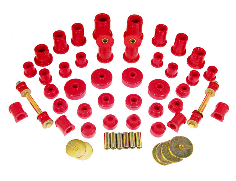 Prothane Total Vehicle Suspension Bushing Kit for 1986–1988 Toyota Pickup 4WD, Red – 18-2003