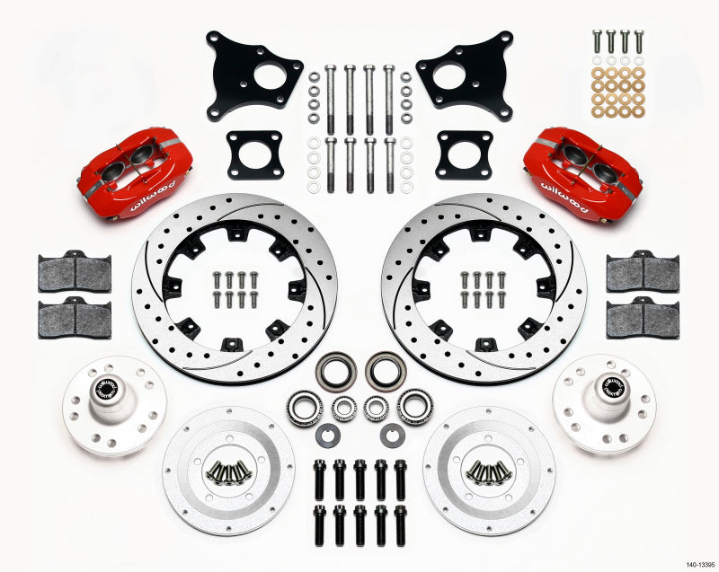 Wilwood Forged Dynalite Front Kit 12.19in AMC 71-76 OE Disc w/o Bendix Brakes Wilwood