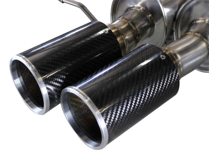aFe MACHForce XP Exhaust 304SS Cat-Back w/ Carbon Fiber Tips 12-13 BMW M5 (F10) V8 4.4L (tt) aFe