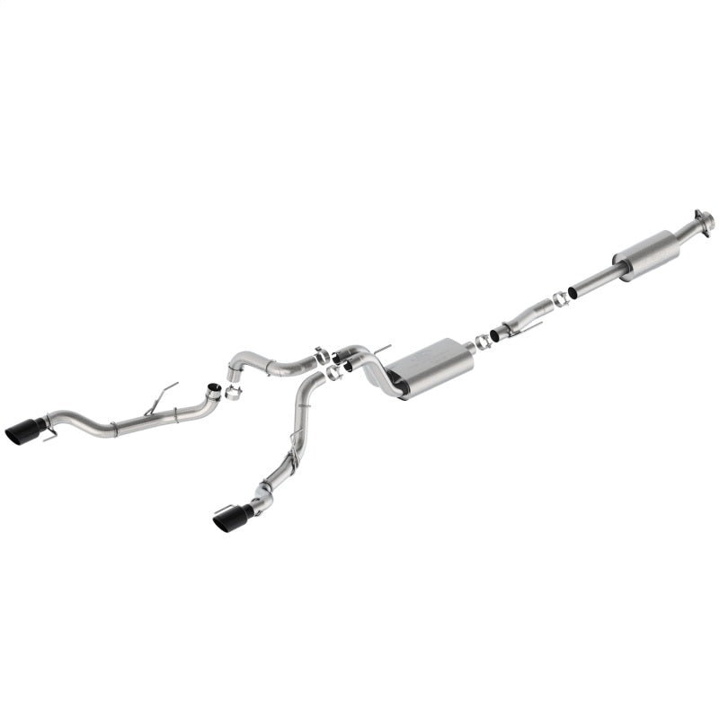 Ford Racing 21-24 F-150 Sport Bumper Exit Exhaust - Black Tips Ford Racing