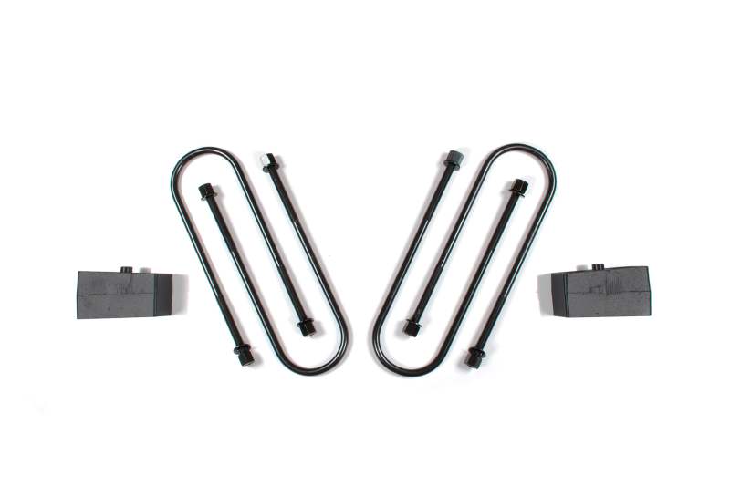Zone Offroad Ram 3500 Rear 2-Inch Block Kit - 4-Inch U-bolts - ZOND1207