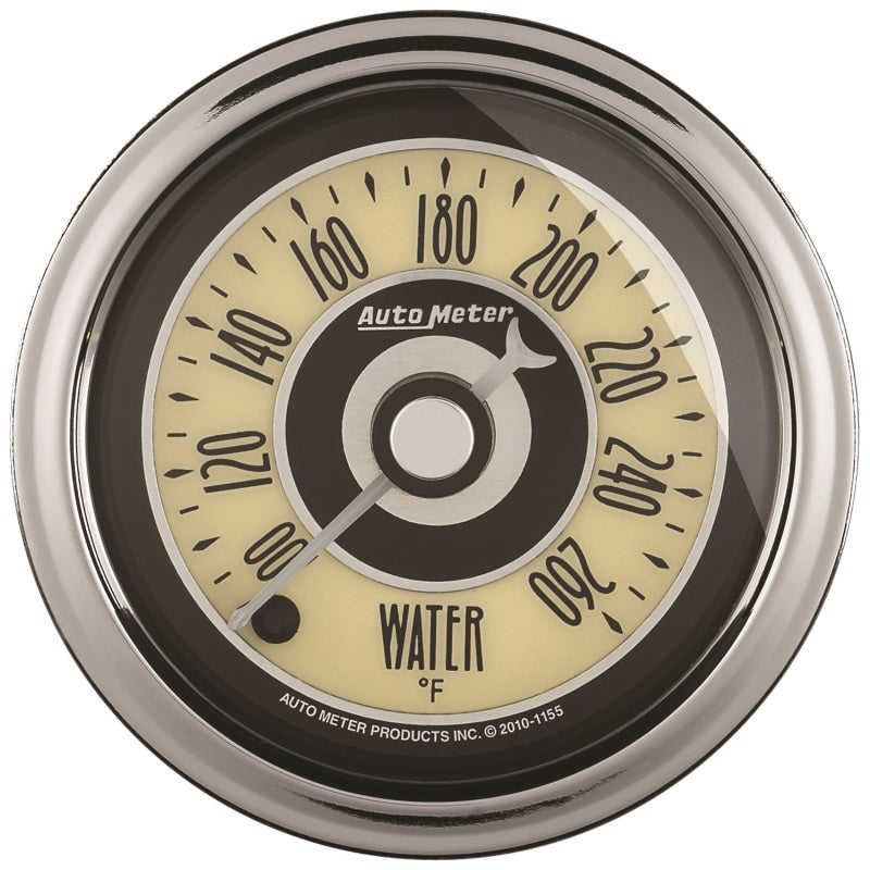 Autometer Cruiser Ad 2-1/16in Full Sweep Electric 100-260 Deg F Water Temperture Gauge 1154
