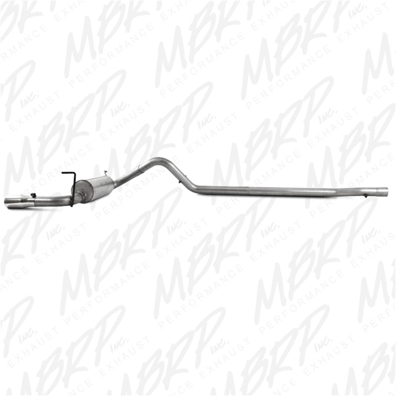 MBRP 2007-2009 Jeep Wrangler 4dr 3.8L V6 Cat Back Single - eliteracefab.com