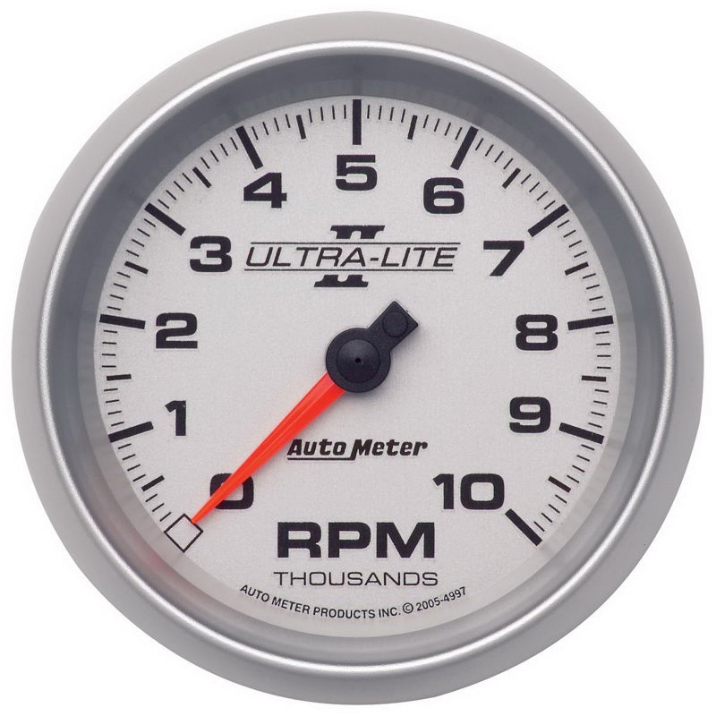 Autometer Ultra-Lite II 3-3/8in 10000 RPM In-Dash Tachometer 4997