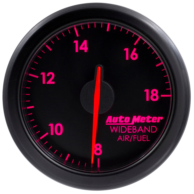 Autometer Airdrive 2-1/6in Wideband Air / Fuel Gauge 10:1-17:1 ARF Range - Black 9178-T