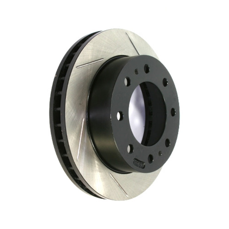 StopTech PowerSlot 02-08 Chevy Avalanche / 99-06 Silverado Left Front Slotted Rotor Stoptech