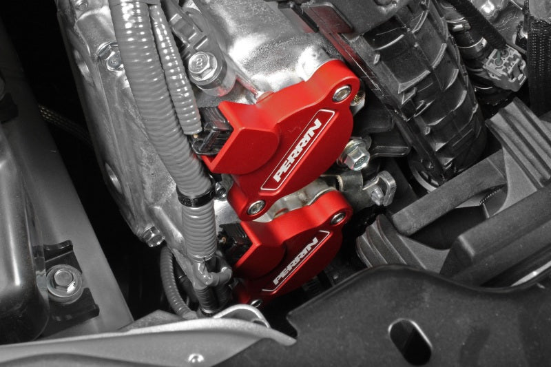 Perrin 15-22 WRX Cam Solenoid Cover - Red - eliteracefab.com