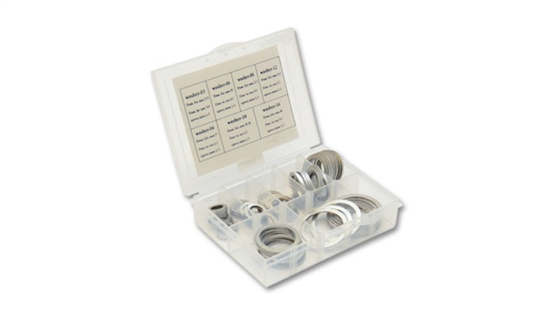 Vibrant Box Set of Crush Washers - 10 of each Size: -3AN to -16AN - eliteracefab.com