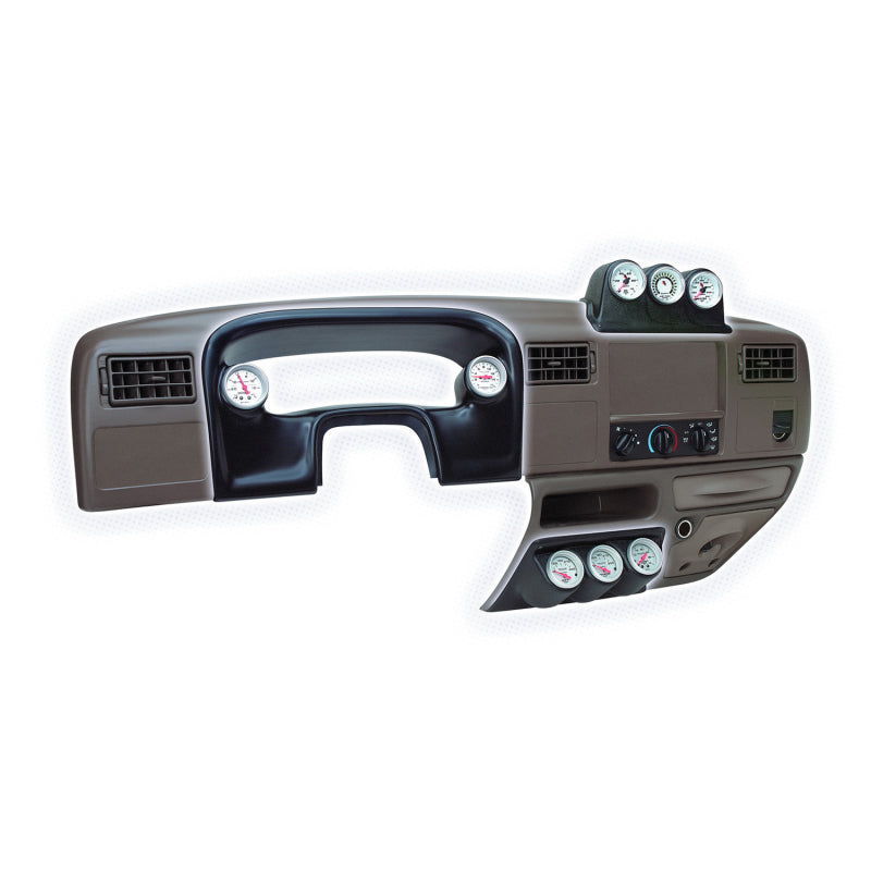 Autometer 99-03 Ford Super Duty 52mm Black Triple Dash Top Pod 15016