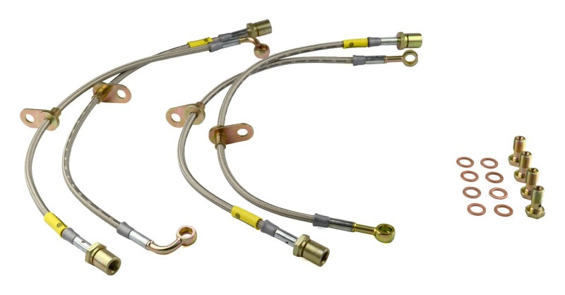 Goodridge 28003 G-STOP stainless steel brake line kit for Subaru BRZ and Scion FR-S
