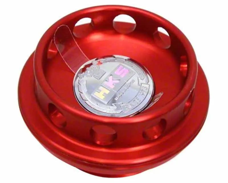 HKS Red Billet Oil Filler Cap Toyota GT-86 13-15 - eliteracefab.com