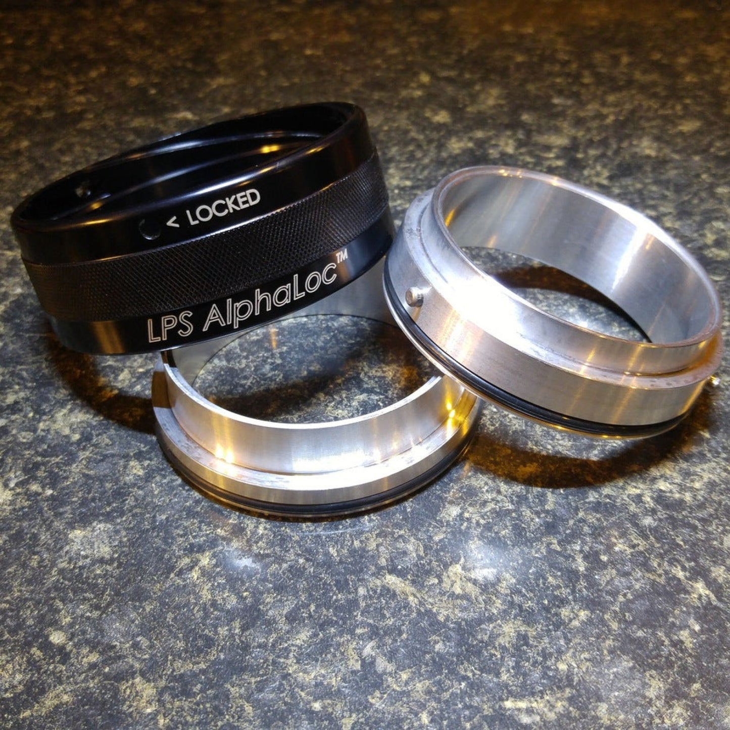 LPS AlphaLoc 4" Black Intercooler and Coolant Tube Coupler - eliteracefab.com