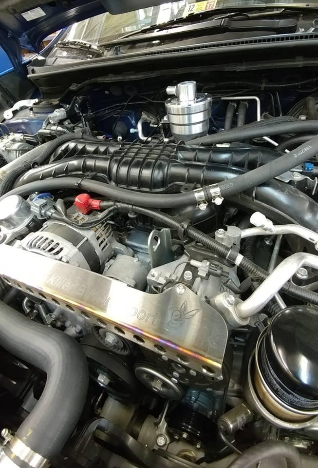 Killer B FA20 WRX Air/Oil Separator w/ Plumbing - eliteracefab.com
