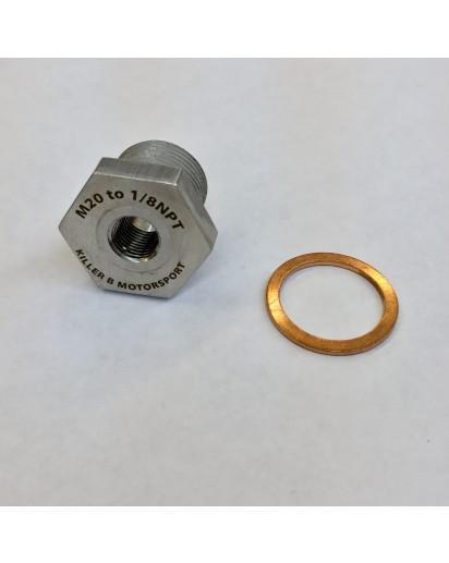 Killer B Oil Temperature Sensor Adapter OEM to 1/8NPT - eliteracefab.com