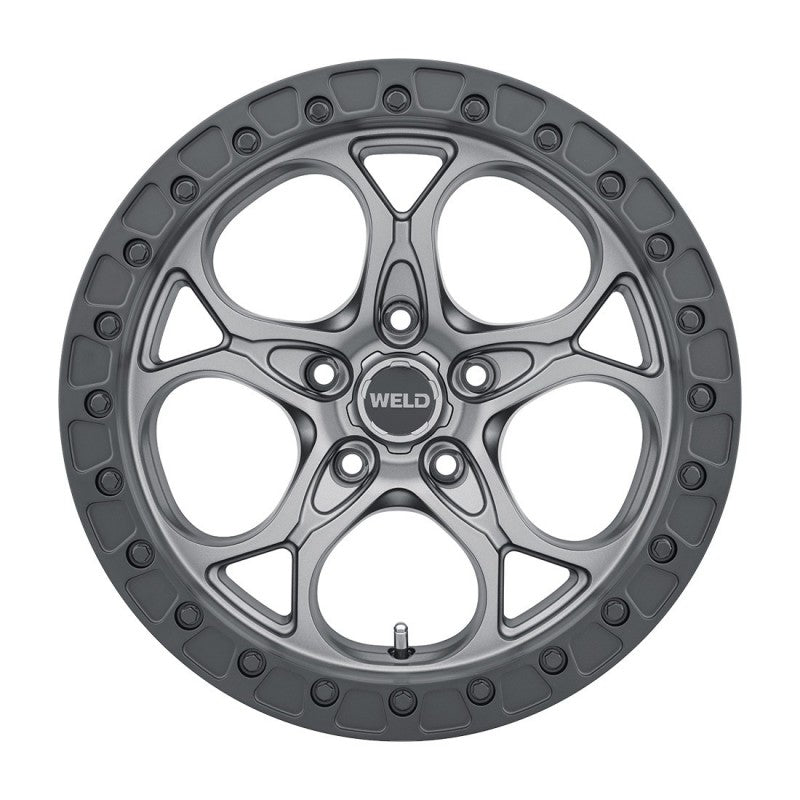 Weld W107 17X9.0 Ledge 5X127 ET00 BS5.00 Satin Gun 71.5 - eliteracefab.com