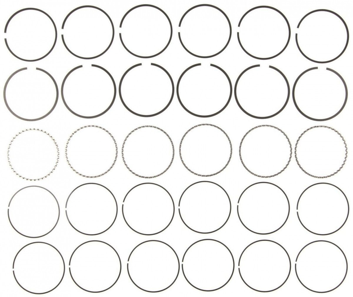 Mahle Rings Lexus 2997cc 3.0L 2JZGE Eng 1992 Chrome Ring Set - eliteracefab.com