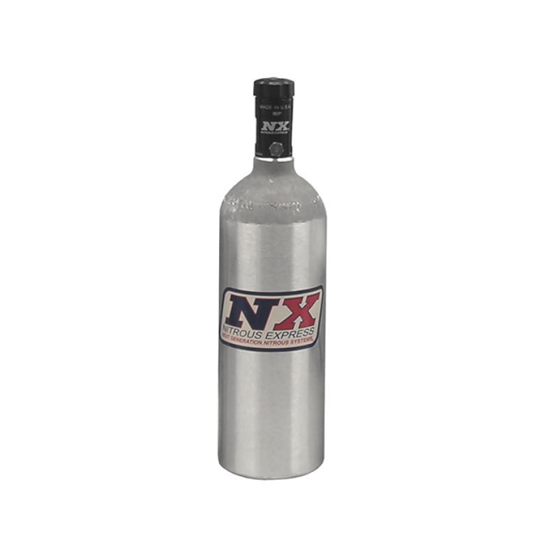 Nitrous Express 1.4 lb Bottle W/ Motorcycle Valve (3.2 Diameter. X 11.38 Tall) - 11023