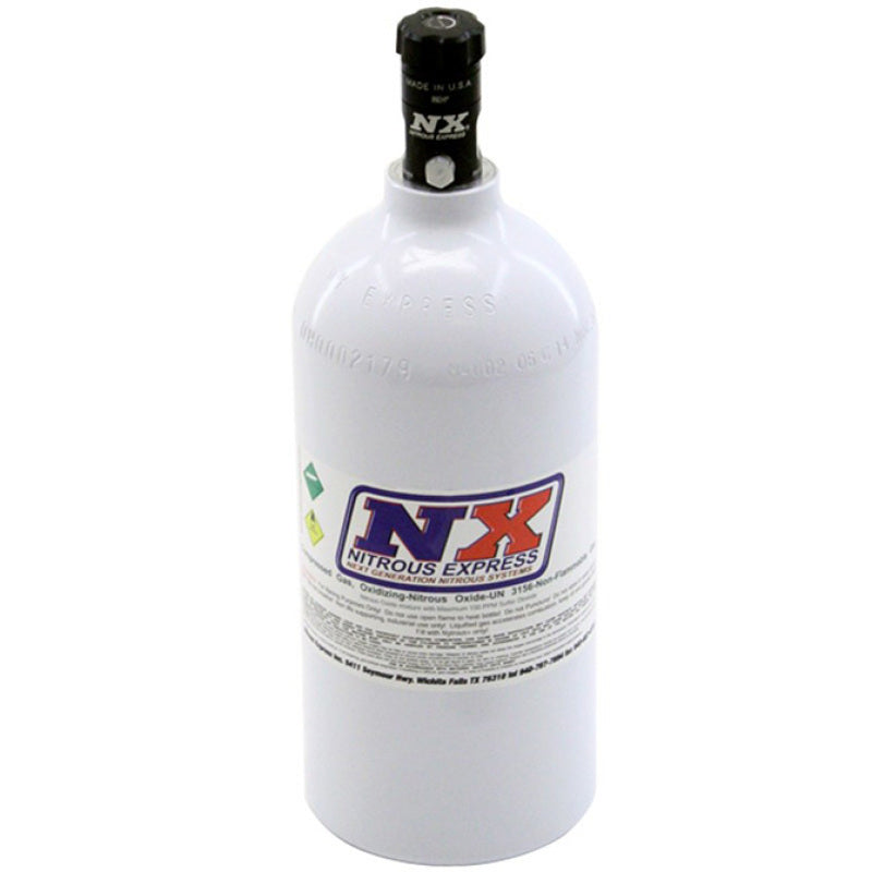 Nitrous Express 2.5 lb Bottle (W/ Motorcycle Valve) (4.38 Diameter. X 12.37 Tall), part 11025
