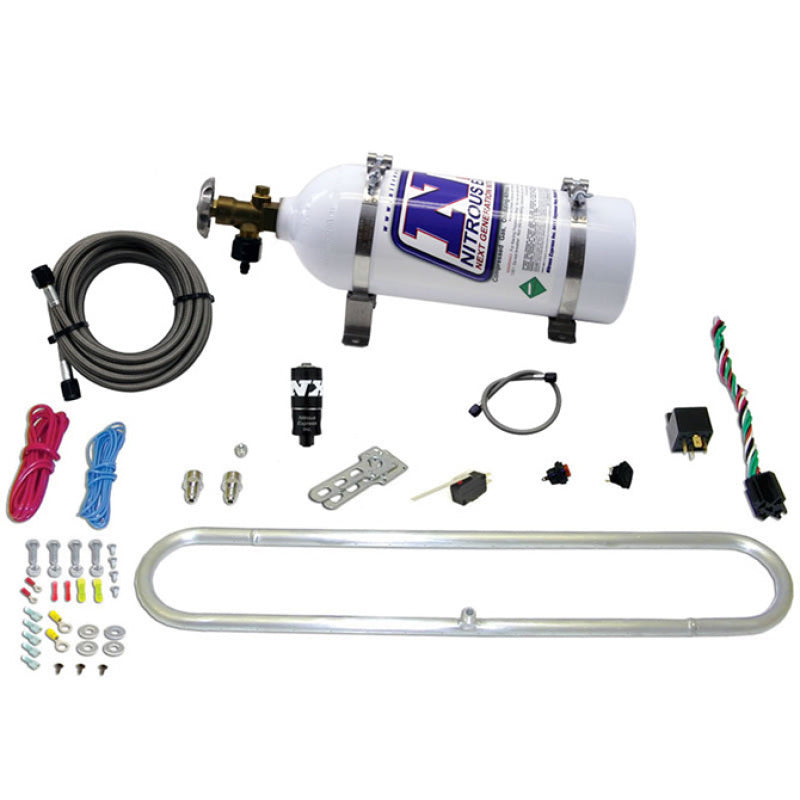 Nitrous Express N-TERCOOLER system for CO2 w/ 5 lb BOTTLE (Remote Mount Solenoid) - 20000CR-05