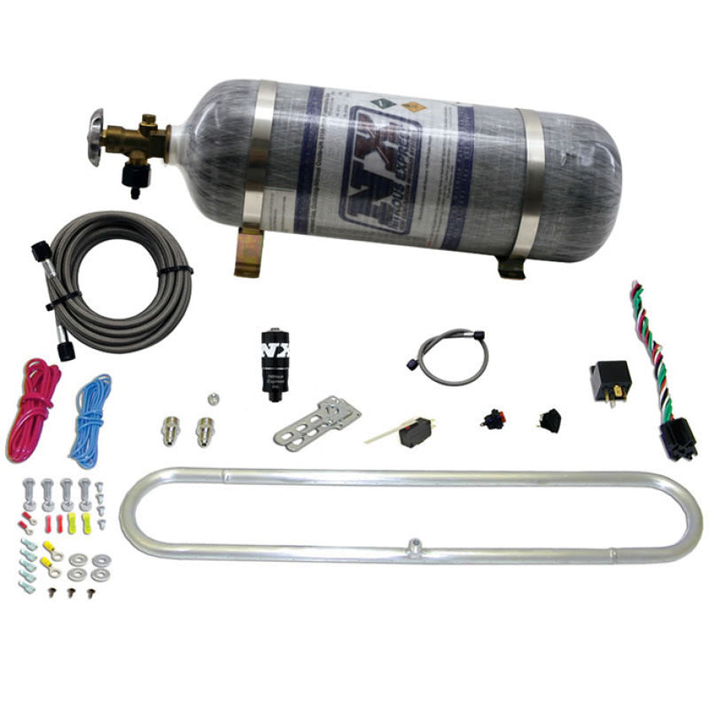 Nitrous Express N-TERCOOLER system for CO2 w/ COMPOSITE BOTTLE (Remote Mount Solenoid) - 20000CR-12