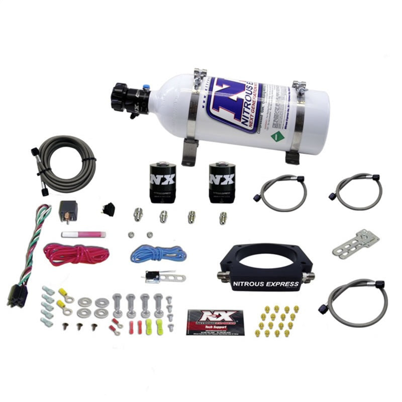 Nitrous Express Ls 102Mm Plate System (50-400 HP) W/ 5 lb Bottle - 20933-05