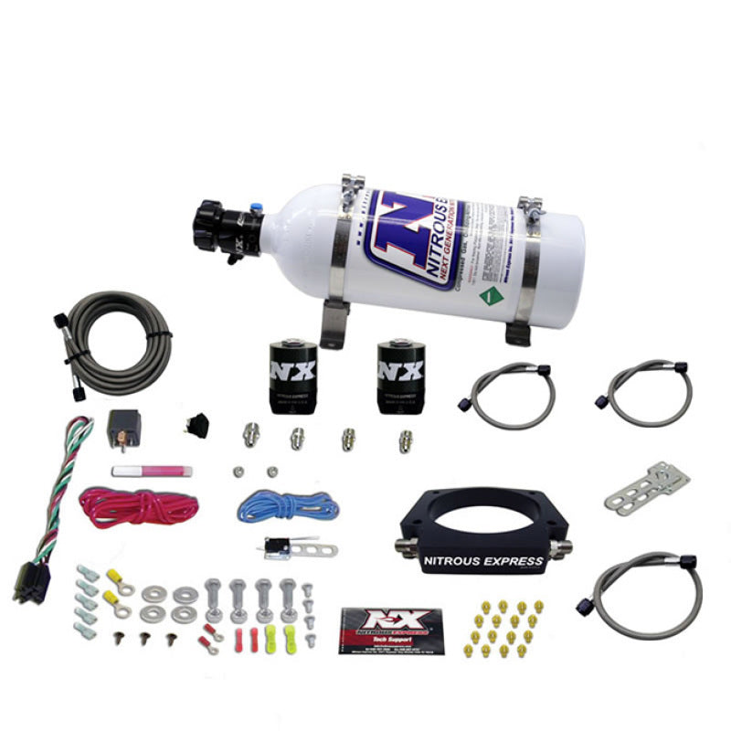 Nitrous Express Ls 90Mm Plate System (50-400 HP) W/ 5 lb Bottle - 20934-05