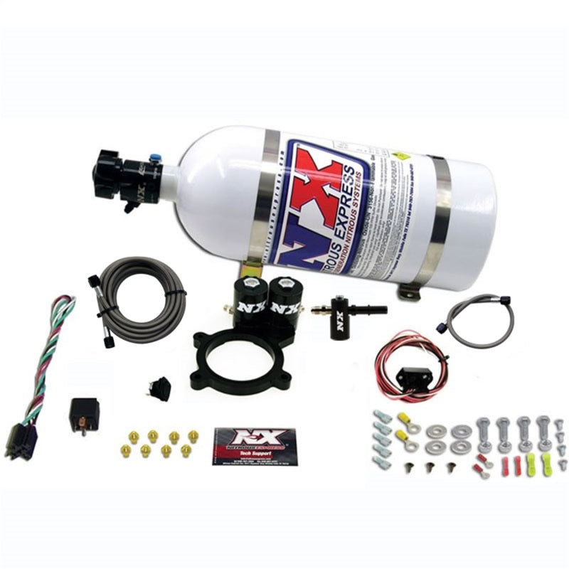 Nitrous Express 2014-Newer GM 5.3L Truck Nitrous Plate System (50-250 HP) W/ 10 lb Bottle - 20936-10