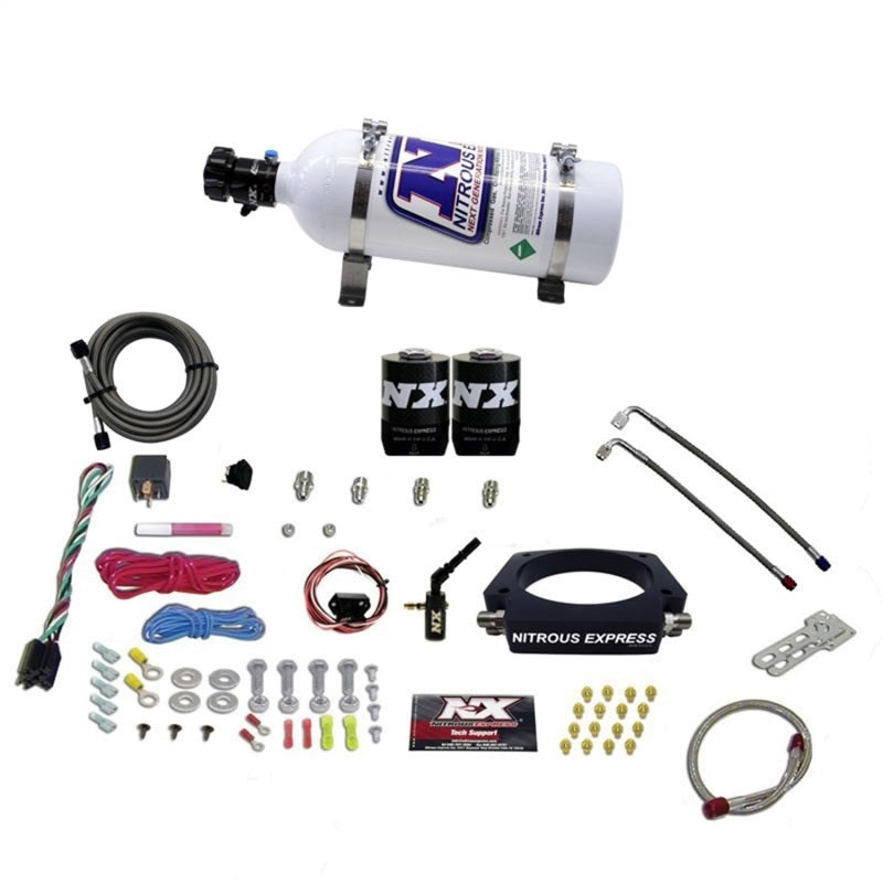 Nitrous Express 2014-Newer GM 6.2L Truck Nitrous Plate System (35-300 HP) W/ 5 lb Bottle - 20937-05
