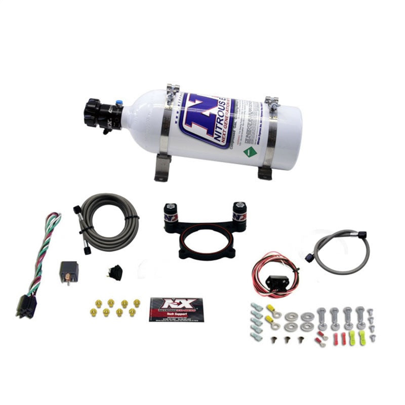 Nitrous Express 5.0L Coyote and 7.3L Godzilla Plate System(50-200 HP) w/ 5 lb BOTTLE, part 20948-05