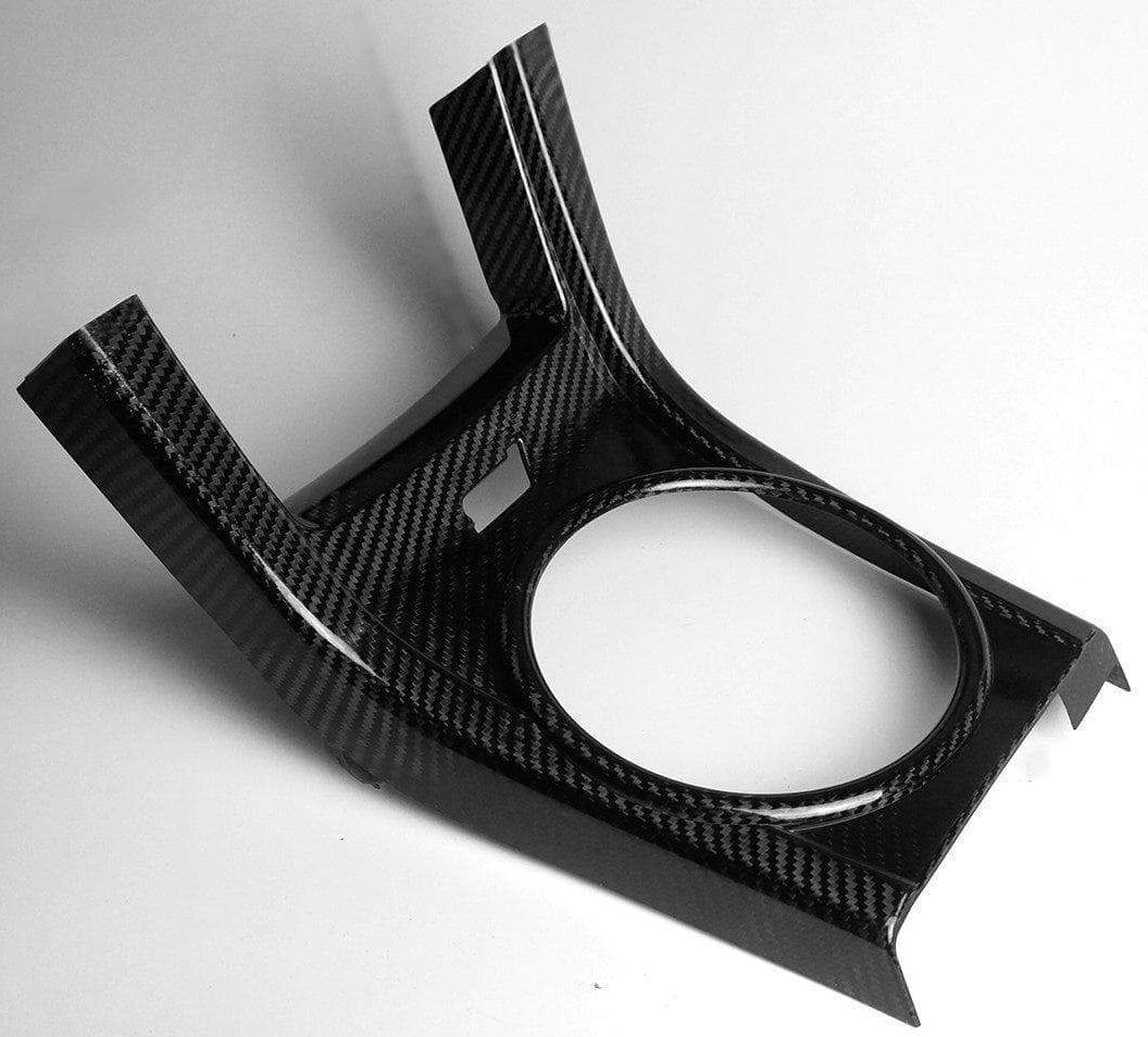 Revel GT dry carbon shifter panel cover for 2015-2018 Subaru WRX and STI with gloss UV coated finish - 1TR4GT0AS20