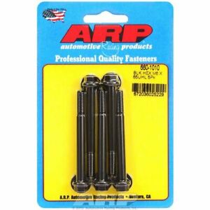 ARP M6 x 1.00 x 20 Hex Black Oxide Hex Bolts (5/pkg) - eliteracefab.com