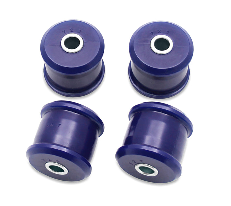 SuperPro SPF0727K upper rear trailing arm bushings restore handling and ride quality on classic Volvo models including 140, 240, 245, 262, 264, and 265 series.